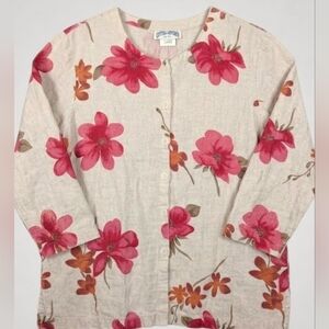 Gotcha Covered Flax Floral Button Shirt